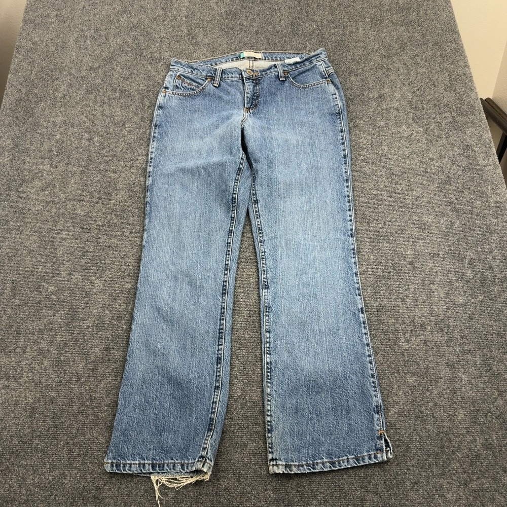 Wrangler Jeans Womens 9/10 Blue Cotton Cowgirl Cut Cash Western Boho Style